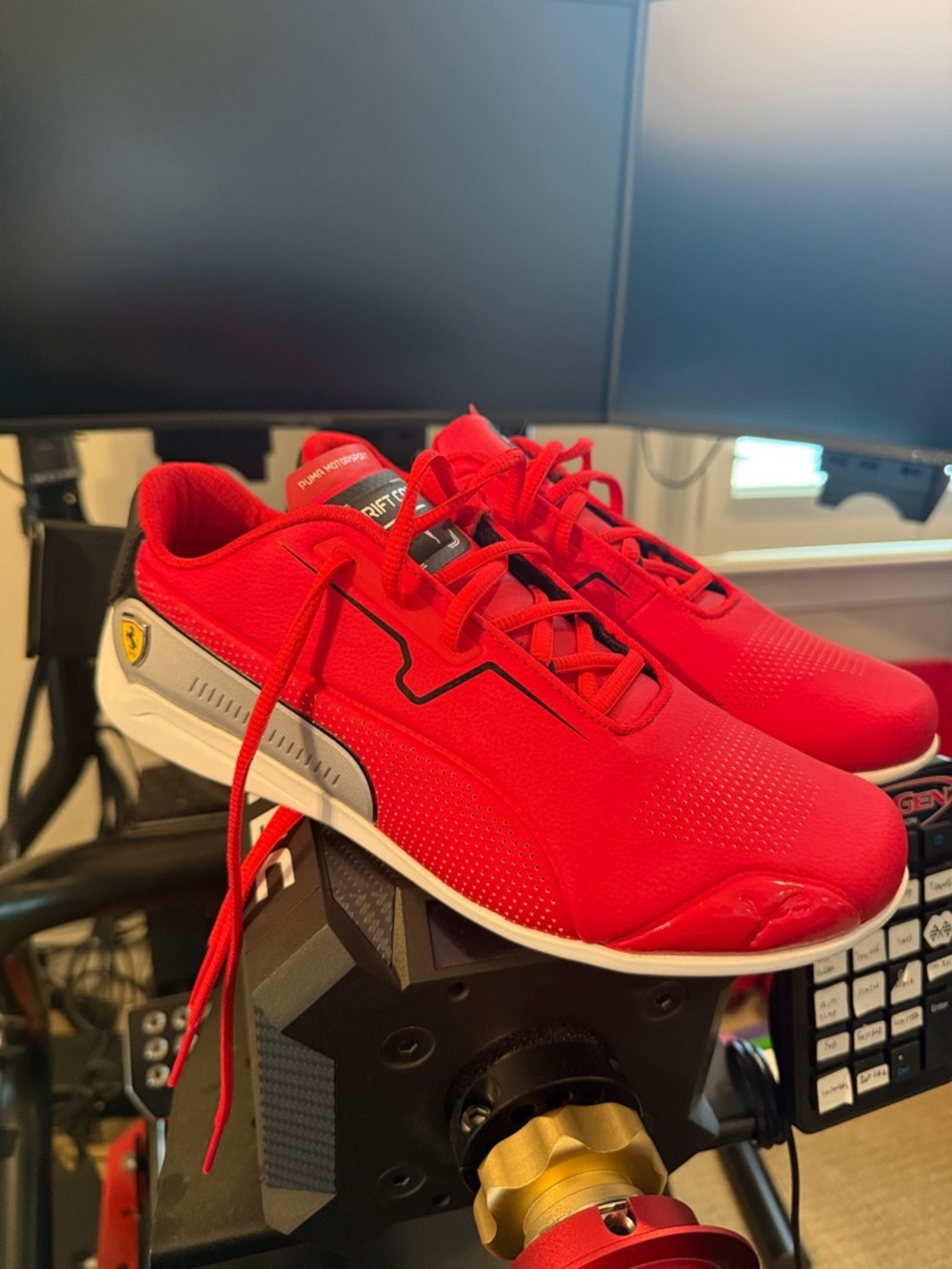 Puma Red Men's Ferrari-Inspired Sneakers